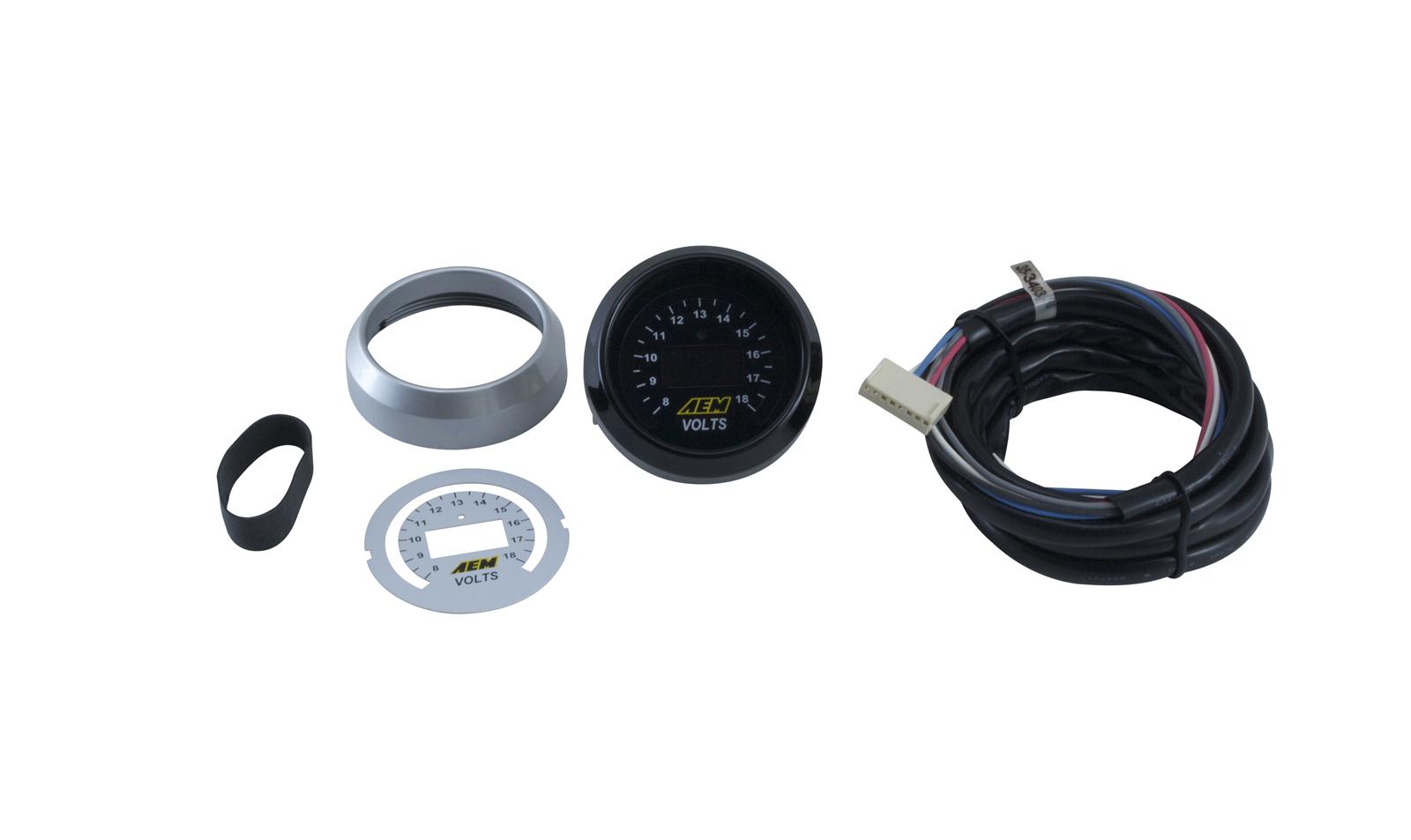 AEM 52mm Voltmeter Digital Gauge - My Store