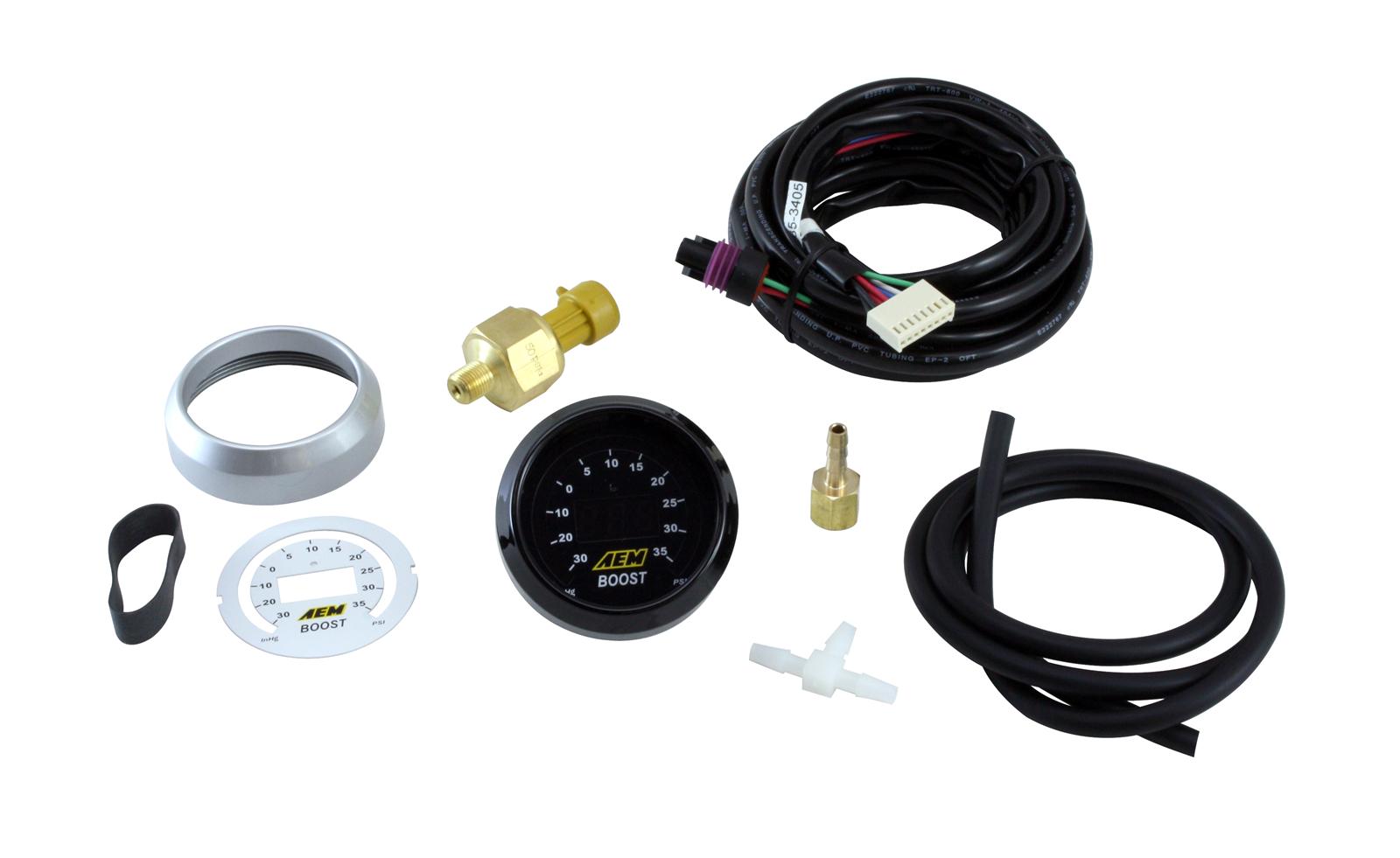 AEM 52mm Boost Digital Gauge -30-35psi - My Store