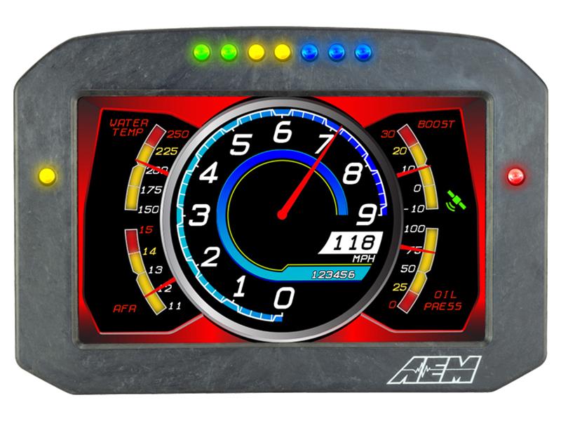 AEM Cd-7l Carbon Logging Flush Digital Dash Display - My Store