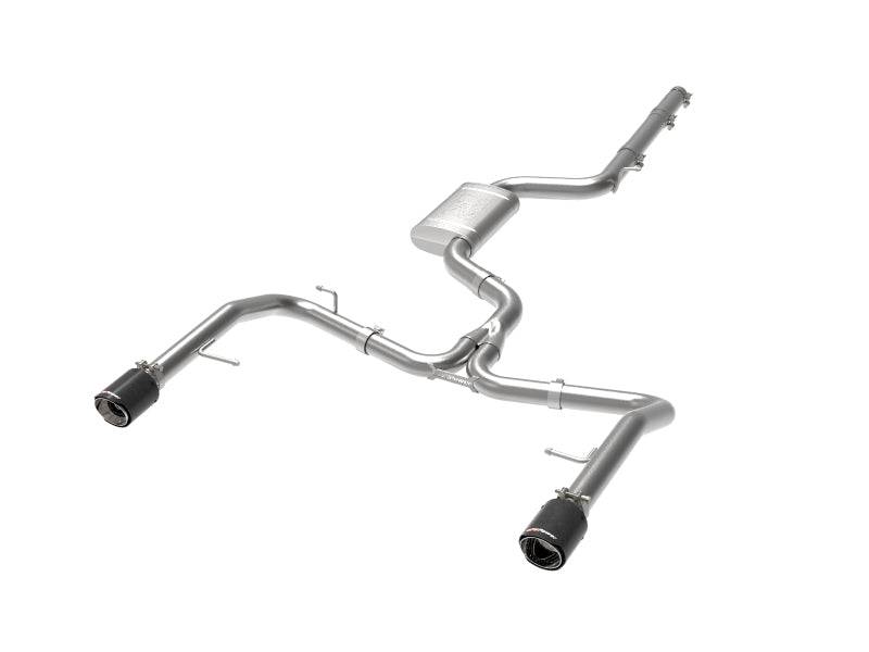 afe 19-21 VW Jetta GLI (MKVII) L4-2.0L (t) MACH Force-Xp 304 SS Cat-Back Exhaust System Carbon Tips - My Store