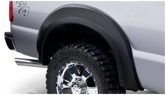 Bushwacker 11-16 Ford F-250 Super Duty Styleside Extend-A-Fender Style Flares 2pc - Black - Mammoth Racing -