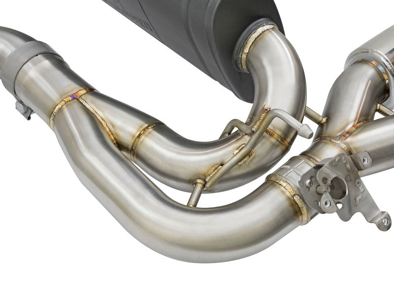 aFe 16-18 BMW M2 L6-3.0L MACH Force-Xp 3in to 2.5in 304 SS Cat-Back Exhaust System-Quad Polish Tips - Mammoth Racing -