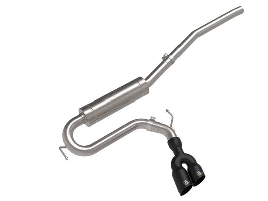 aFe Rebel Series 2.5in 409 SS Cat-Back Exhaust w/ Black Tip 2022 Ford Maverick - My Store