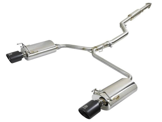 aFe Takeda Exhaust 304SS Dual Cat-Back w/ Black Tips 13-17 Honda Accord LX/EX/EX-L Sedan L4 2.4L - My Store