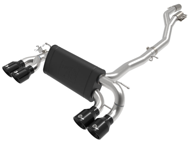 aFe MACHForce XP Exhausts Cat-Back SS 19-21 BMW M2 Competition L6-3.0L w/Black Tips - Mammoth Racing -