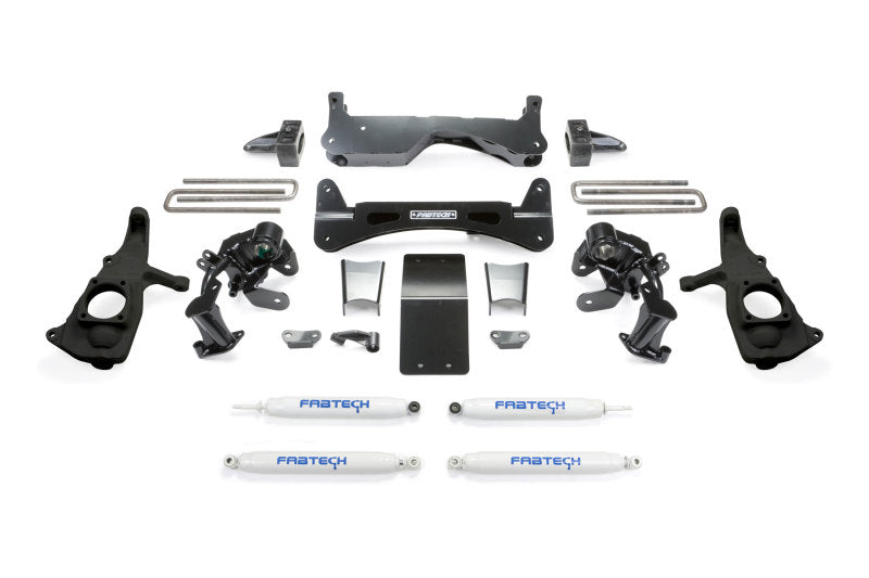 Fabtech 11-19 GM 3500hd 2wd/4wd 6in Rts Sys w/Perf Shks - Mammoth Racing -