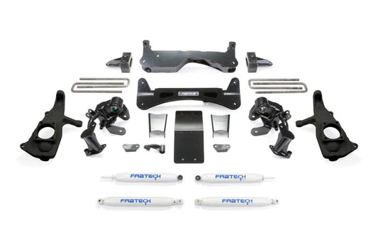 Fabtech 11-19 GM 3500hd 2wd/4wd 6in Rts Sys w/Perf Shks - Mammoth Racing -