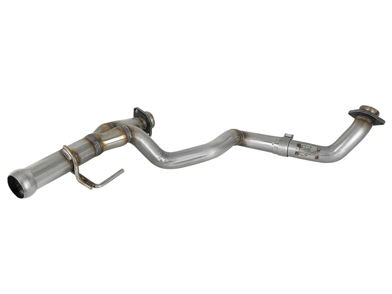 aFe POWER Twisted Steel Y-Pipe 2-1/4in 409 SS Exhaust System 2018 Jeep Wrangler (JL) V6-3.6L - Mammoth Racing -