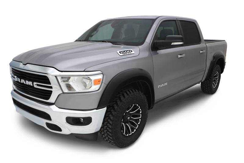 Bushwacker 19-22 Ram 1500 (Excl. Rebel/TRX) 67.4 & 76.3in Bed Extend-A-Fender Flares 4pc - Smth Blk - Mammoth Racing -