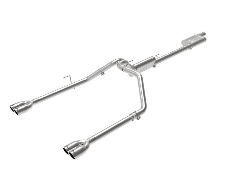 aFe Vulcan Series 3in-2-1/2in 304 SS Cat-Back 2020 Jeep Gladiator (JT) V6-3.6L w/ Polished Tips - Mammoth Racing -