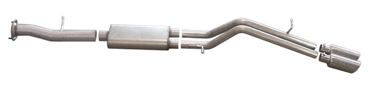 Gibson 08-09 Hummer H2 Base 6.2l 2.25in Cat-Back Dual Sport Exhaust - Stainless - Mammoth Racing -