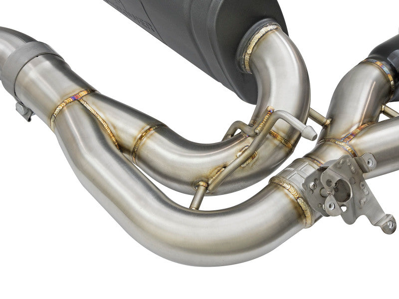 aFe 16-18 BMW M2 L6-3.0L MACH Force-Xp 3in to 2.5in 304 SS Cat-Back Exhaust System-Quad Black Tips - Mammoth Racing -
