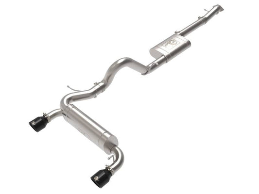 aFe Vulcan 3in 304 SS Cat-Back Exhaust 2021 Ford Bronco L4-2.3L (t)/V6-2.7L (tt) w/ Black Tips - My Store
