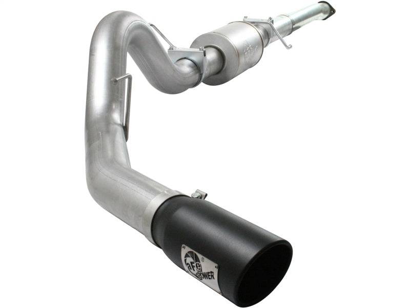 aFe Atlas Exhaust 4in Aluminized Cat-Back w/ 304 SS Black Tip 11-13 Ford F-150 EcoBoost V6 3.5L (tt) - My Store