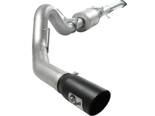 aFe Atlas Exhaust 4in Aluminized Cat-Back w/ 304 SS Black Tip 11-13 Ford F-150 EcoBoost V6 3.5L (tt) - My Store
