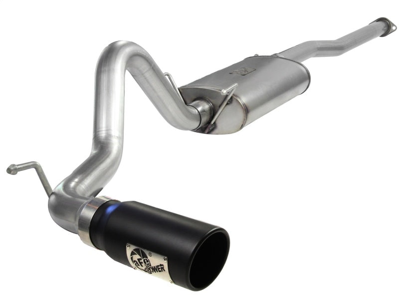 aFe MACH Force XP 3in Cat-Back Stainless Steel Exhaust System w/Black Tip Toyota Tacoma 13-14 4.0L - Mammoth Racing -