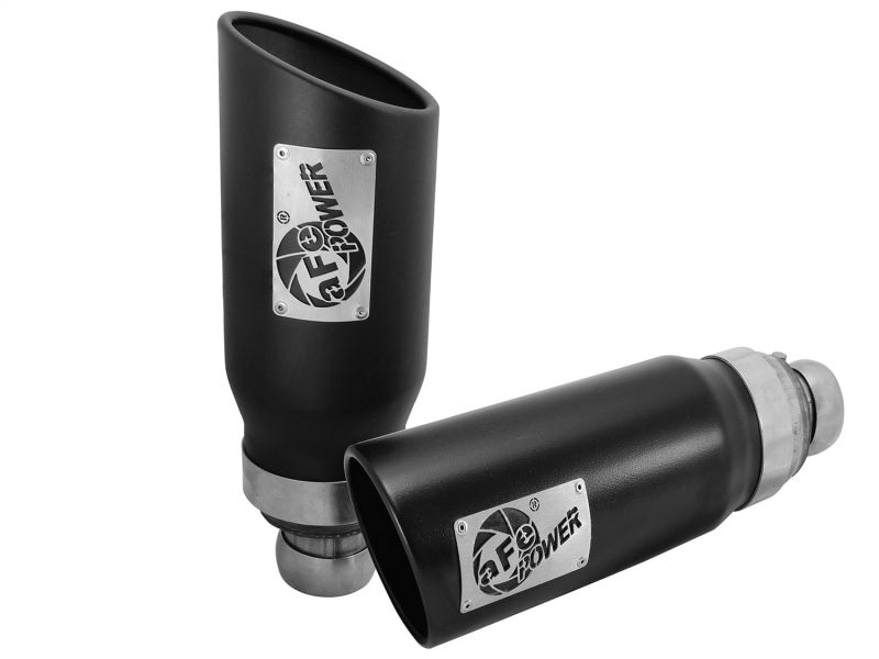 aFe Power 09-15 Dodge Ram 3.0L/5.7L Black Exhaust Tip Upgrade - Mammoth Racing -