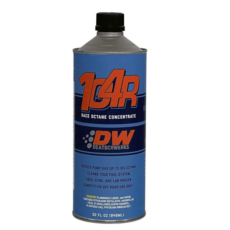 DeatschWerks 104R Race Octane Booster 32oz. Cans - Case of 8 - Mammoth Racing -