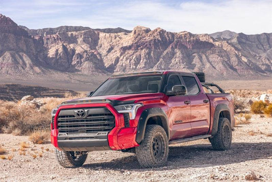 Bushwacker 22-23 Toyota Tundra Pocket Style Flares 4pc  - Black - Mammoth Racing -