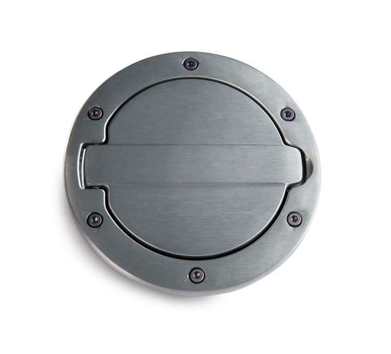 AMP Research 2007-2017 Jeep Wrangler JK 2/4 Door Fuel Door - Brushed - My Store
