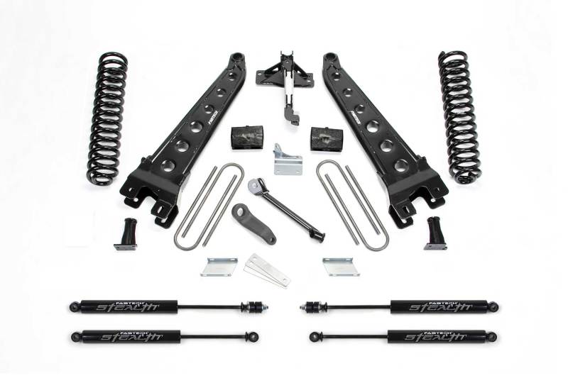 Fabtech 08-16 Ford F250 4WD 6in Rad Arm Sys w/Coils & Stealth - My Store