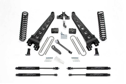 Fabtech 11-13 Ford F450/550 4WD 10 Lug 6in Rad Arm Sys w/Coils & Stealth - Mammoth Racing -