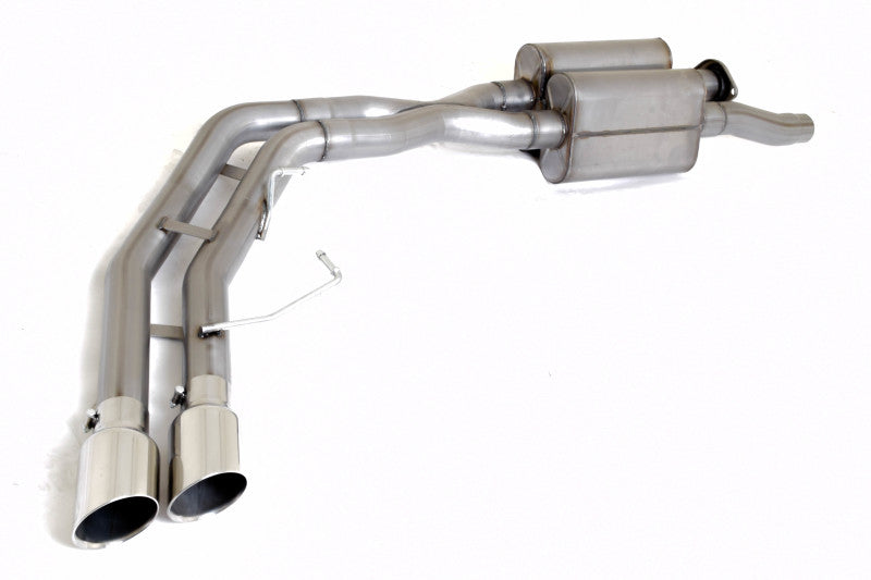 Gibson 17-19 Ford F-150 Raptor 3.5l 3in Cat-Back Super Truck Exhaust - Stainless - Mammoth Racing -
