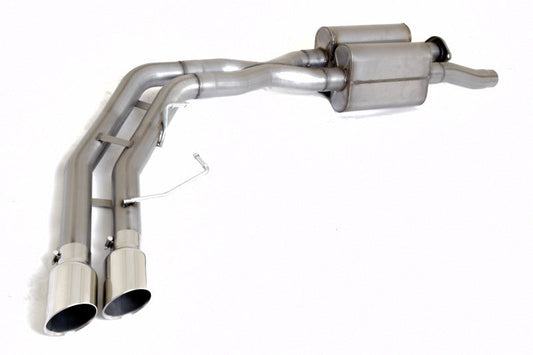 Gibson 17-19 Ford F-150 Raptor 3.5l 3in Cat-Back Super Truck Exhaust - Stainless - Mammoth Racing -