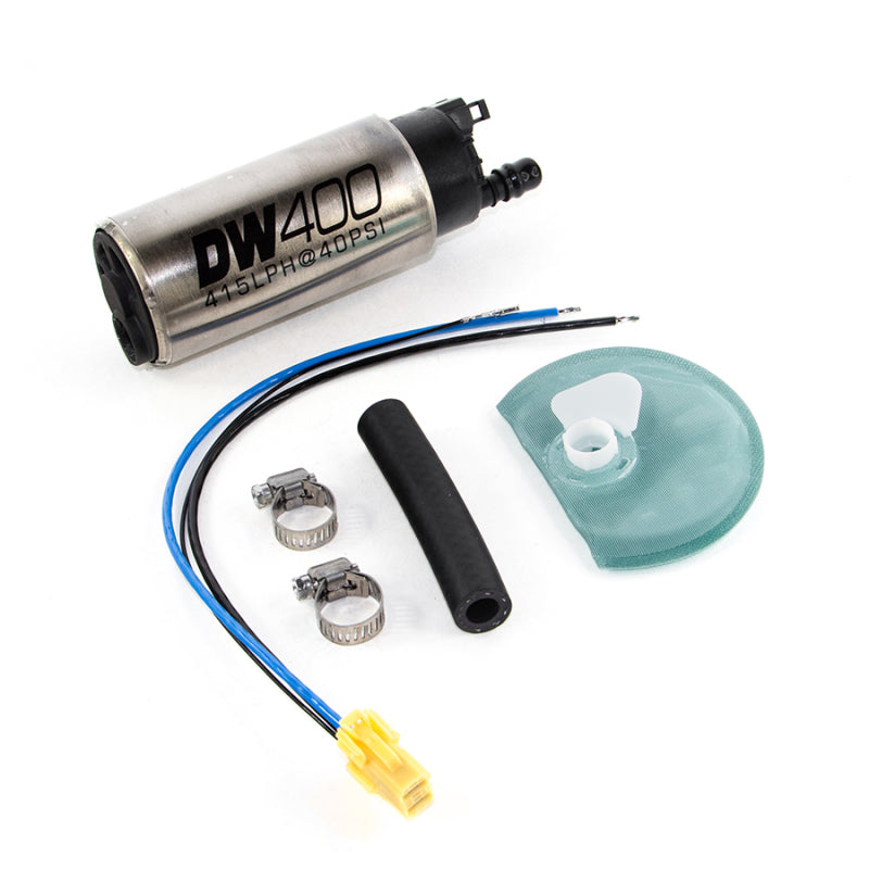 DeatschWerks 415LPH DW400 In-Tank Fuel Pump w/ 9-1045 Install Kit 05-10 Ford Mustang (Except GT500) - Mammoth Racing -