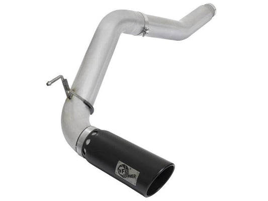 aFe Atlas Exhaust 5in DPF-Back Al Steel 2016 Nissan Titan XD V8-5.0L Black Tip - My Store