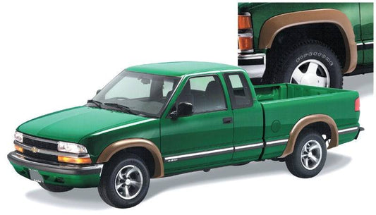 Bushwacker 95-05 Chevy Blazer Extend-A-Fender Style Flares 4pc Excludes ZR2 Flare Package - Black - Mammoth Racing -