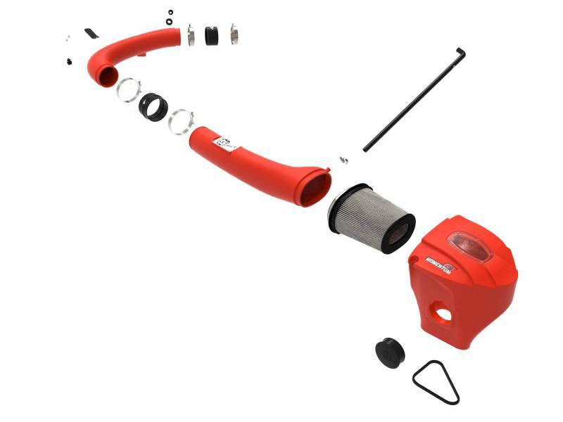 aFe Momentum GT Dry S Stage-2 Intake System 11-15 Dodge Challenger/Charger V6-3.6L (Red) - My Store