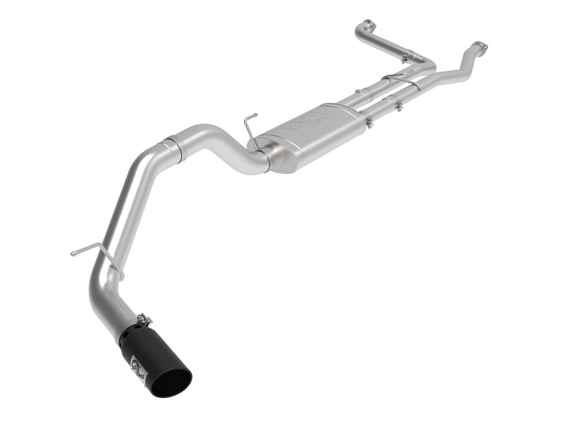 aFe MACHForce XP Exhausts Cat-Back SS-409 Nissan Titan XD 16-19 V8-5.6L - Black - Mammoth Racing -