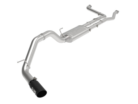 aFe MACHForce XP Exhausts Cat-Back SS-409 Nissan Titan XD 16-19 V8-5.6L - Black - Mammoth Racing -