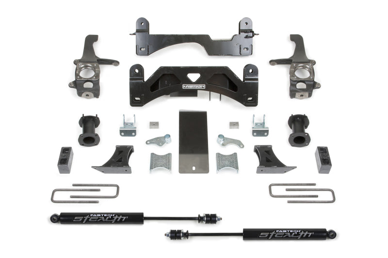 Fabtech 16-21 Toyota Tundra 2wd/4wd 6in Basic Sys w/C/O Spacers & Stealth Rr - Mammoth Racing -
