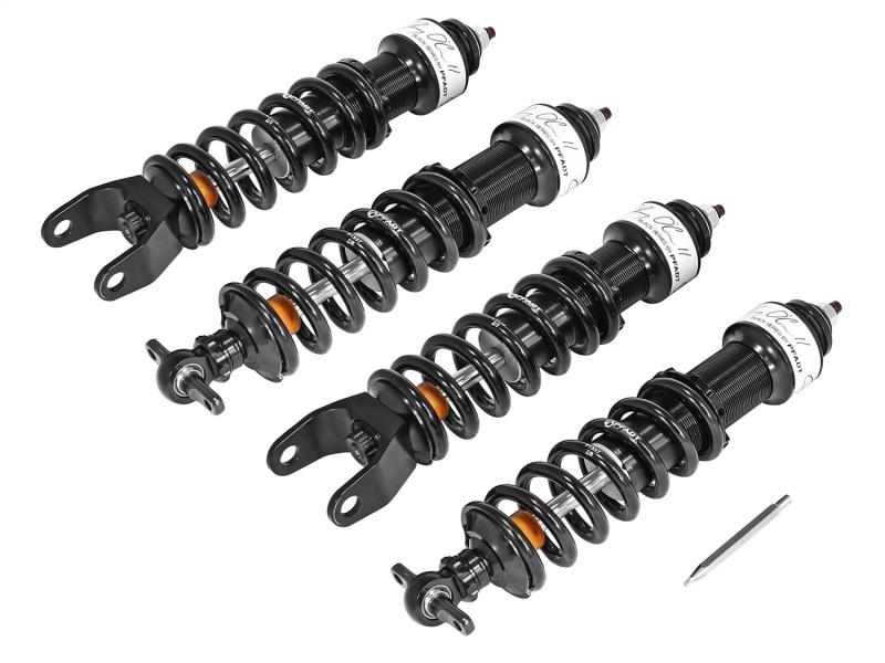 aFe Control Johnny OConnell Black Series Single Adjustable Coilover System; Chevy Corvette (C5/C6) - Mammoth Racing -