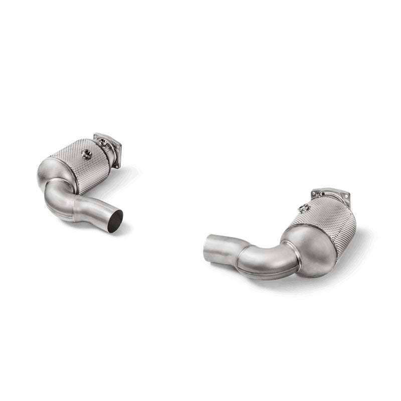 Akrapovic 16-17 Porsche 911 Turbo/Turbo S (991.2) Link Pipe Set w/ Cat (SS) - My Store