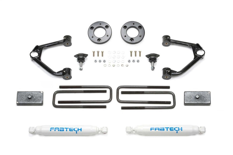 Fabtech 19-20 GM K1500 P/U w/Trail Boss/At4 Pkg 1.5in Budget Sys w/Perf Shks - Mammoth Racing -