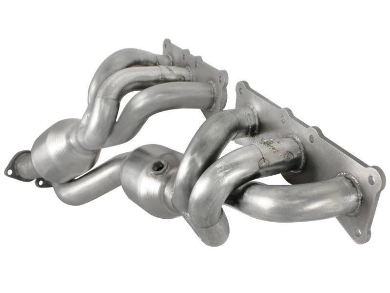 aFe 08-13 BMW 128i (E82/88) L6 3.0L Twisted Steel 304 Stainless Steel Long Tube Header w/ Cat - My Store