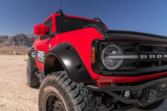 Bushwacker 21-22 Ford Bronco (2 Door) Pocket Style Fender Flares - 4pc Smooth - My Store