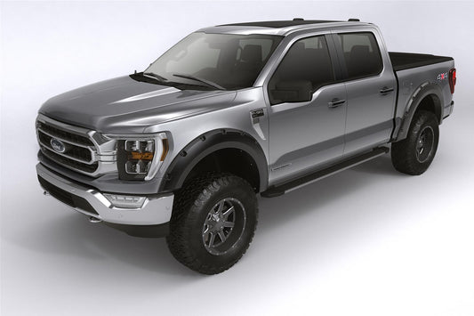 Bushwacker 21+ Ford F-150 (Excl. Lightning) Forge Style Flares 4pc - Black - Mammoth Racing -