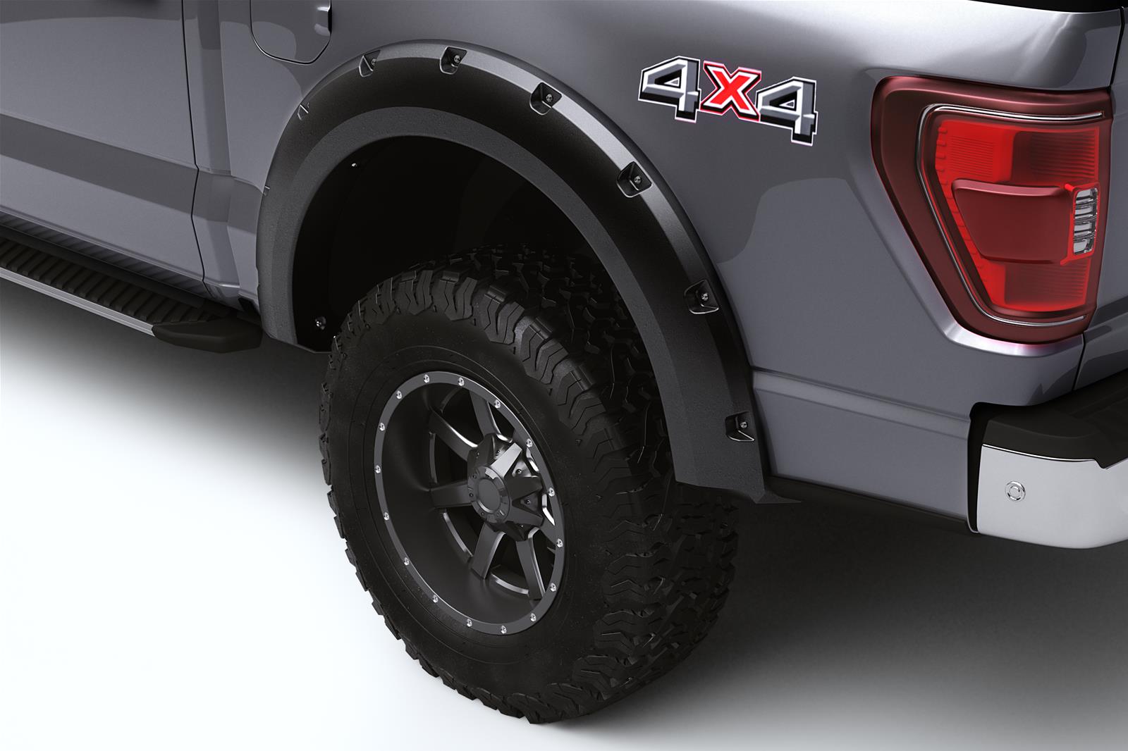 Bushwacker 15-17 Ford F-150 Forge Style Flares 4pc - Black - My Store