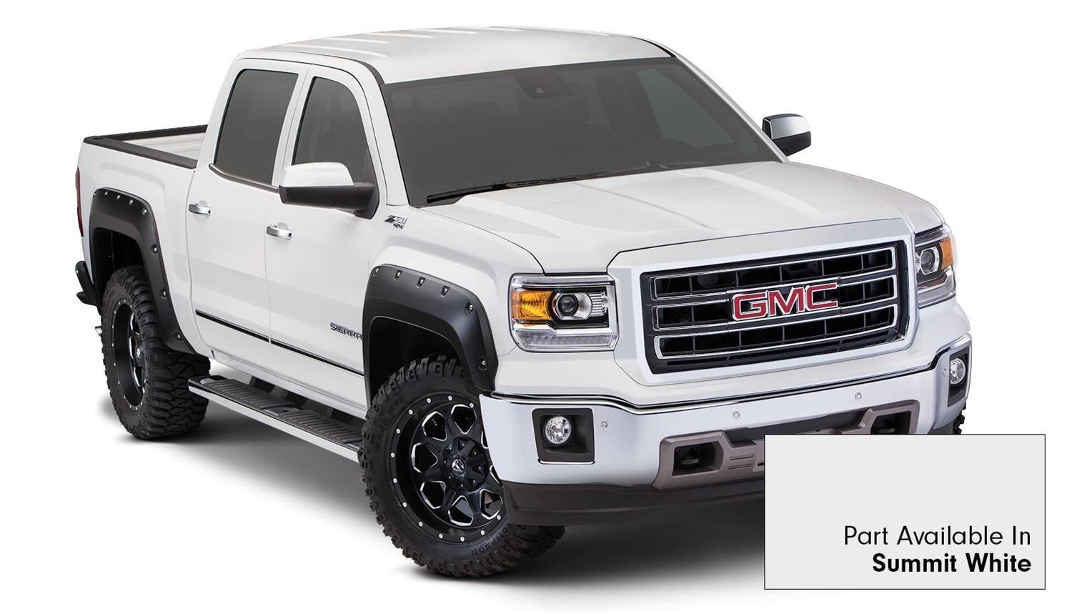 Bushwacker 19-20 GMC Sierra 1500 Pocket Style Flares 4pc - Summit White - My Store