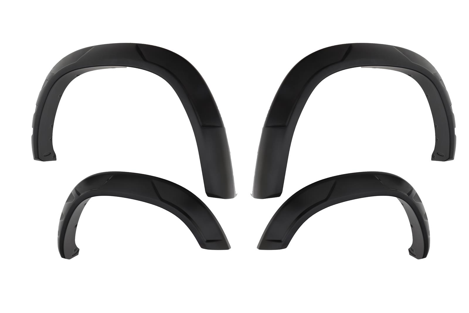 Bushwacker 19-22 GMC Sierra 1500 DRT Style Flares 4pc - Black - Mammoth Racing -