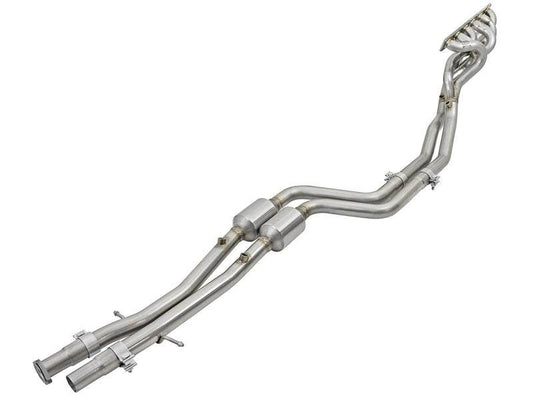 aFe Twisted Steel Long Tube Headers w/ Mid Pipes (Catted) 96-99 BMW M3 L6-3.2L S52 - My Store