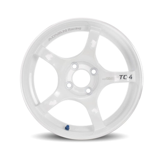 Advan TC4 18x8 +45 5-114.3 Racing White Wheel - My Store