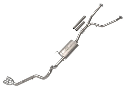 aFe 2022 Toyota Tundra V6-3.5L (tt) Vulcan Series 2.5in to 3in 304 SS Cat-Back Exhaust w/ Polish Tip - Mammoth Racing -
