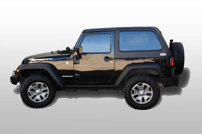 DV8 Offroad 07-18 Jeep Wrangler JK 2 Piece Fast Back Hard Top 2 Door (Dropship Only) - Mammoth Racing -