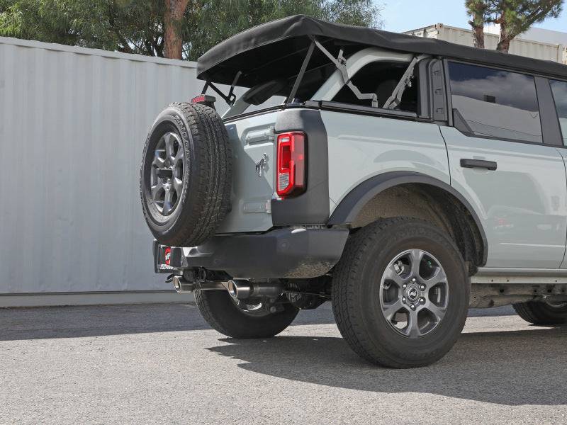 aFe 2021+ Ford Bronco L4-2.3L (t) / V6-2.7L (tt) Vulcan 3in. to 2.5in. SS Cat-Back - Polished - My Store