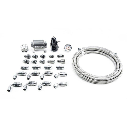 DeatschWerks 10-15 Chevy Camaro X2 Series Pump Module -6AN PTFE Plumbing Kit - Mammoth Racing -
